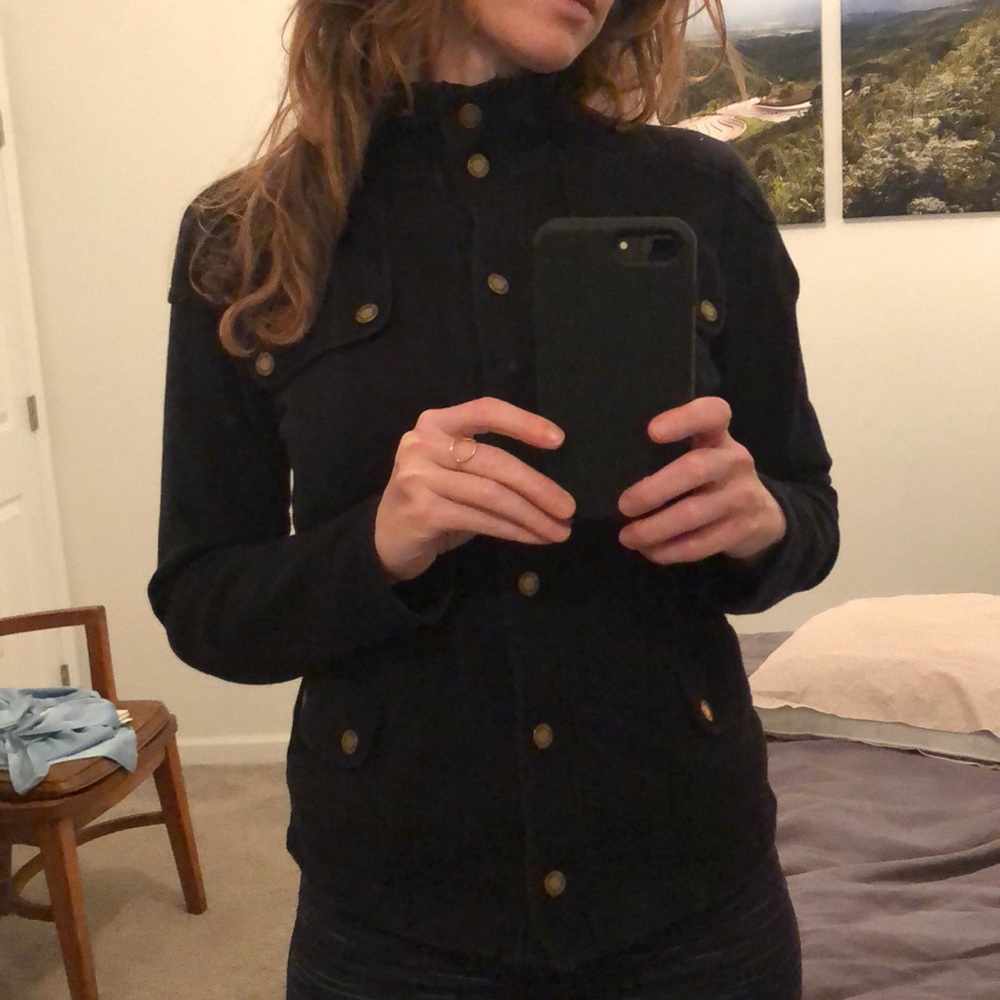 Ralph Lauren cotton black jacket